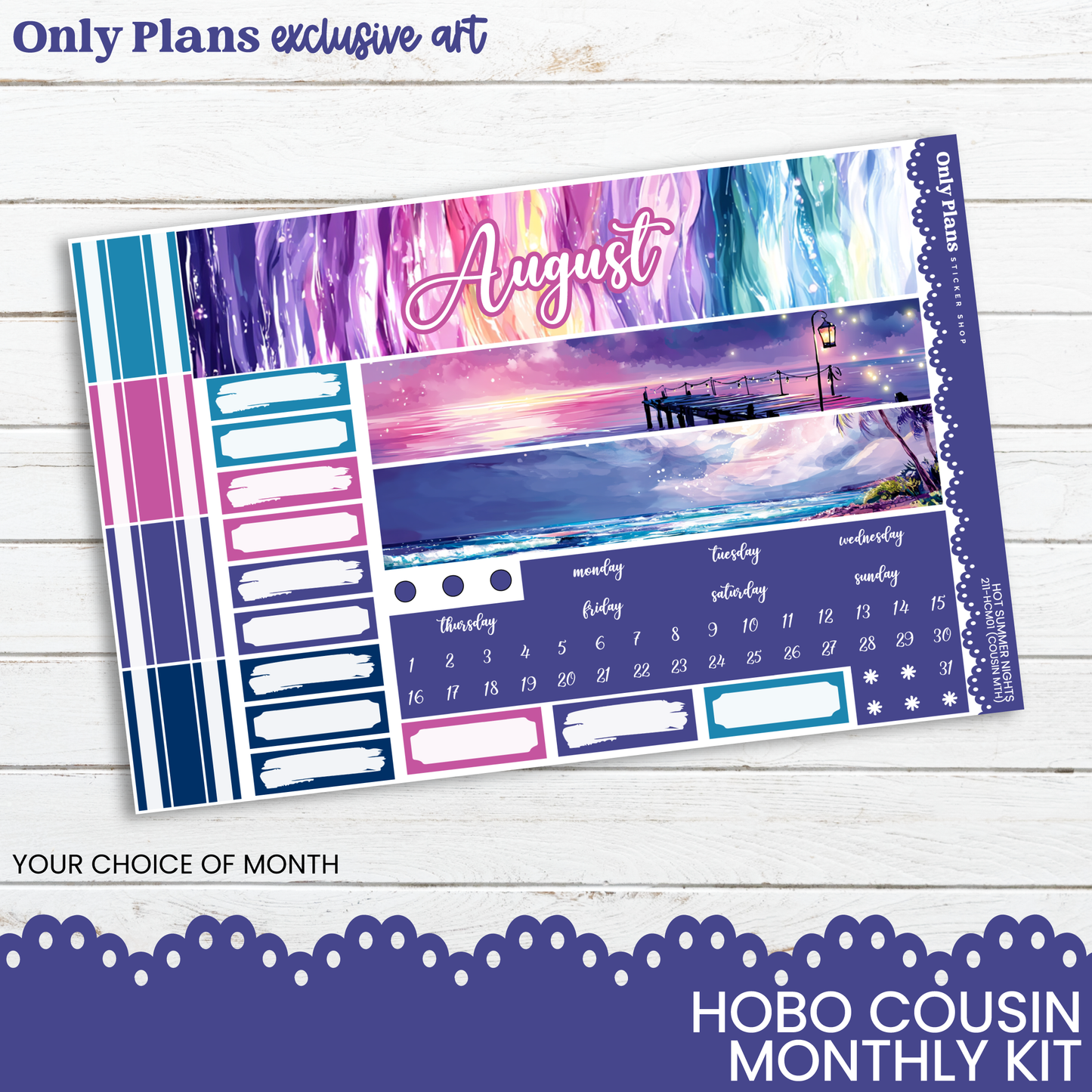 a calendar with the month of august on it