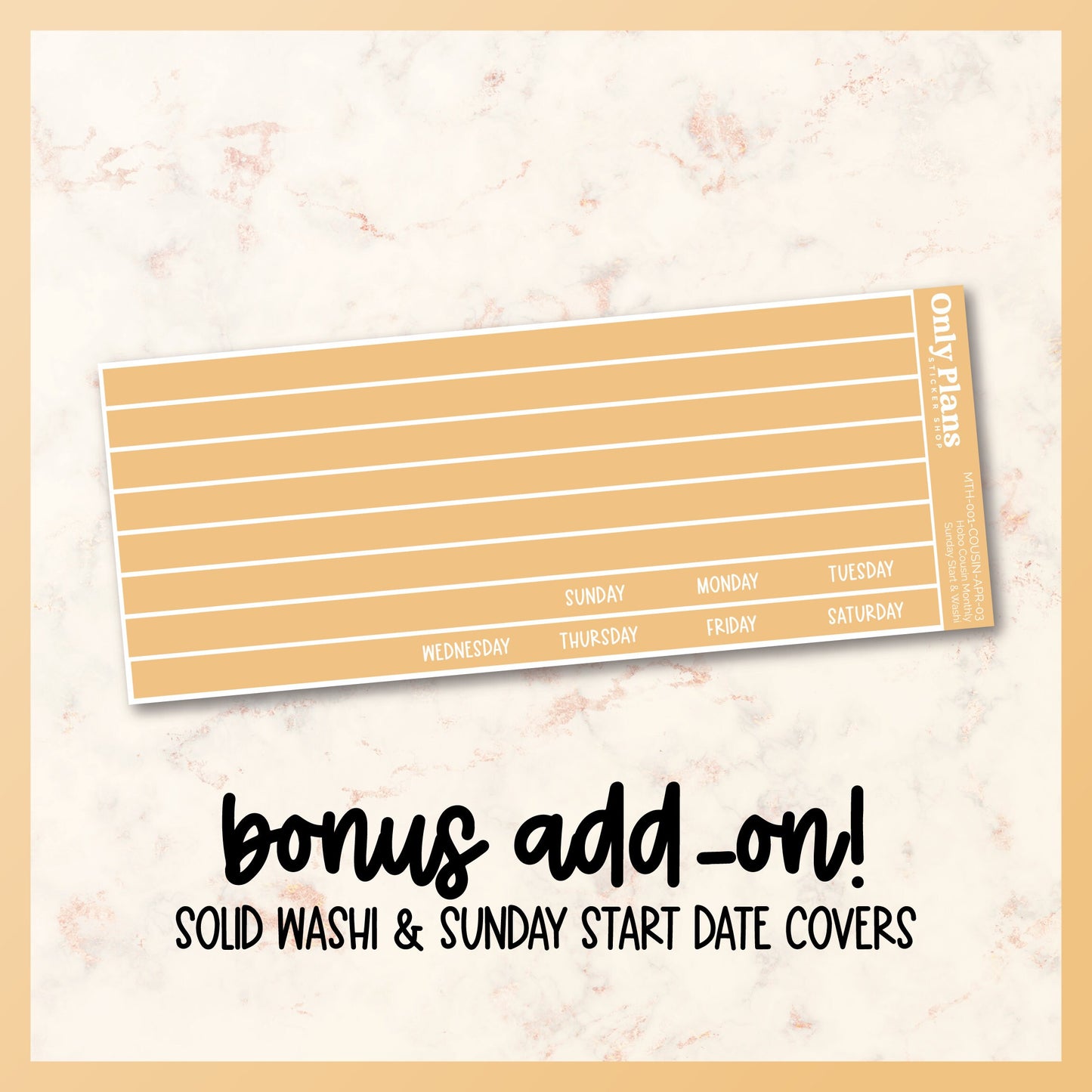 Printable Hobo Cousin Monthly Kit - April