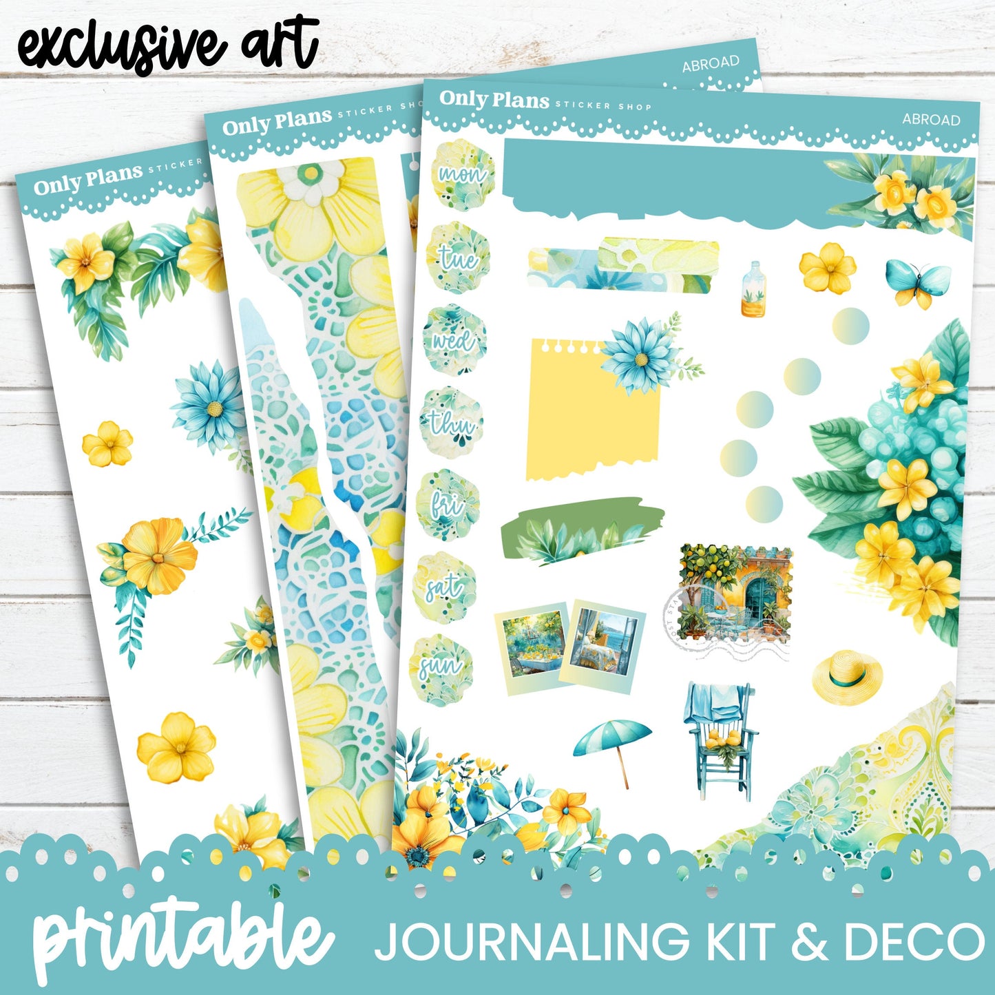 the printable journaling kit is ready to be used