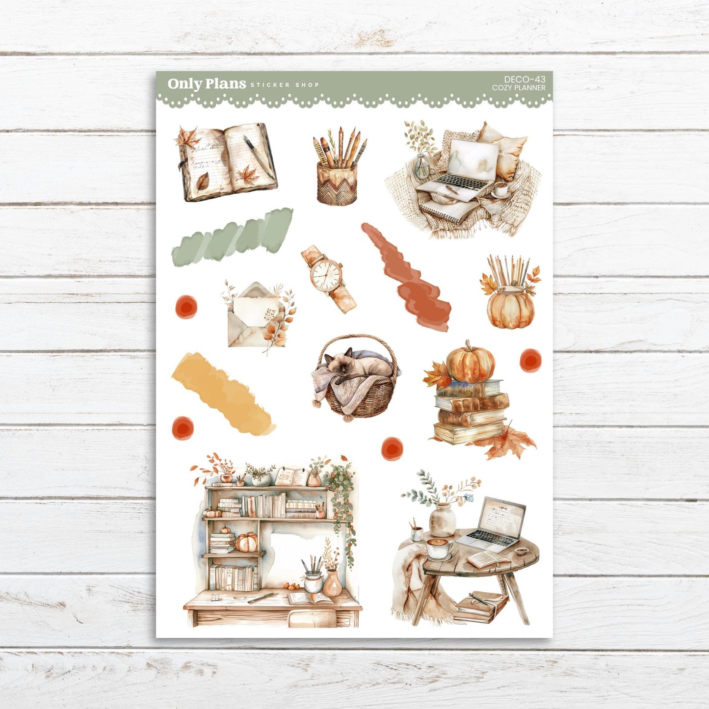 Deco Stickers - DECO-43 - Cozy Planner
