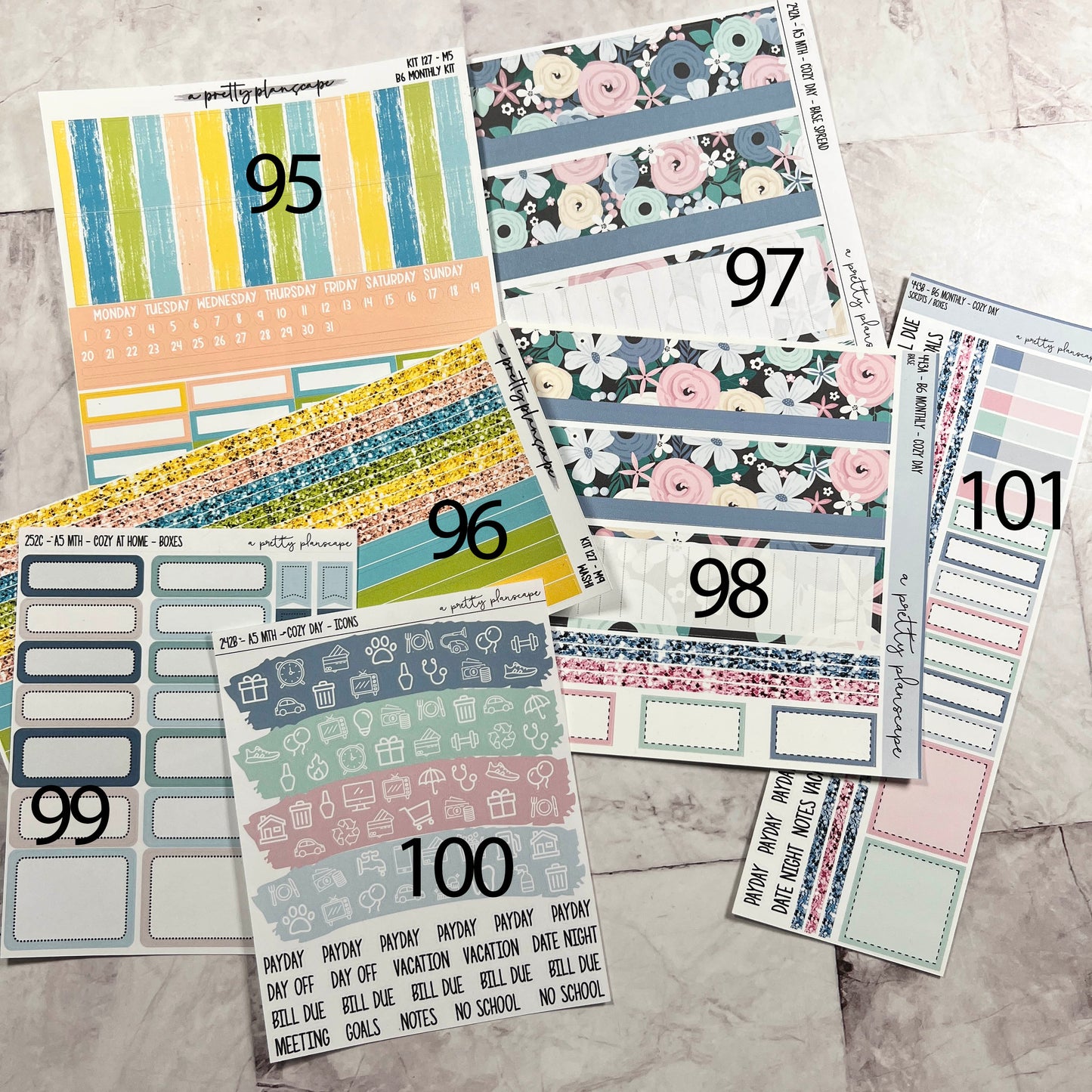Monthly Sheets (Not Oops)