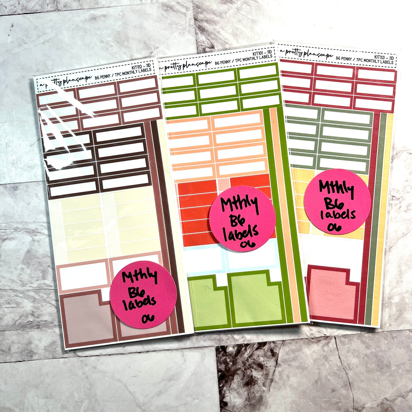 Monthly Sheets (Not Oops)
