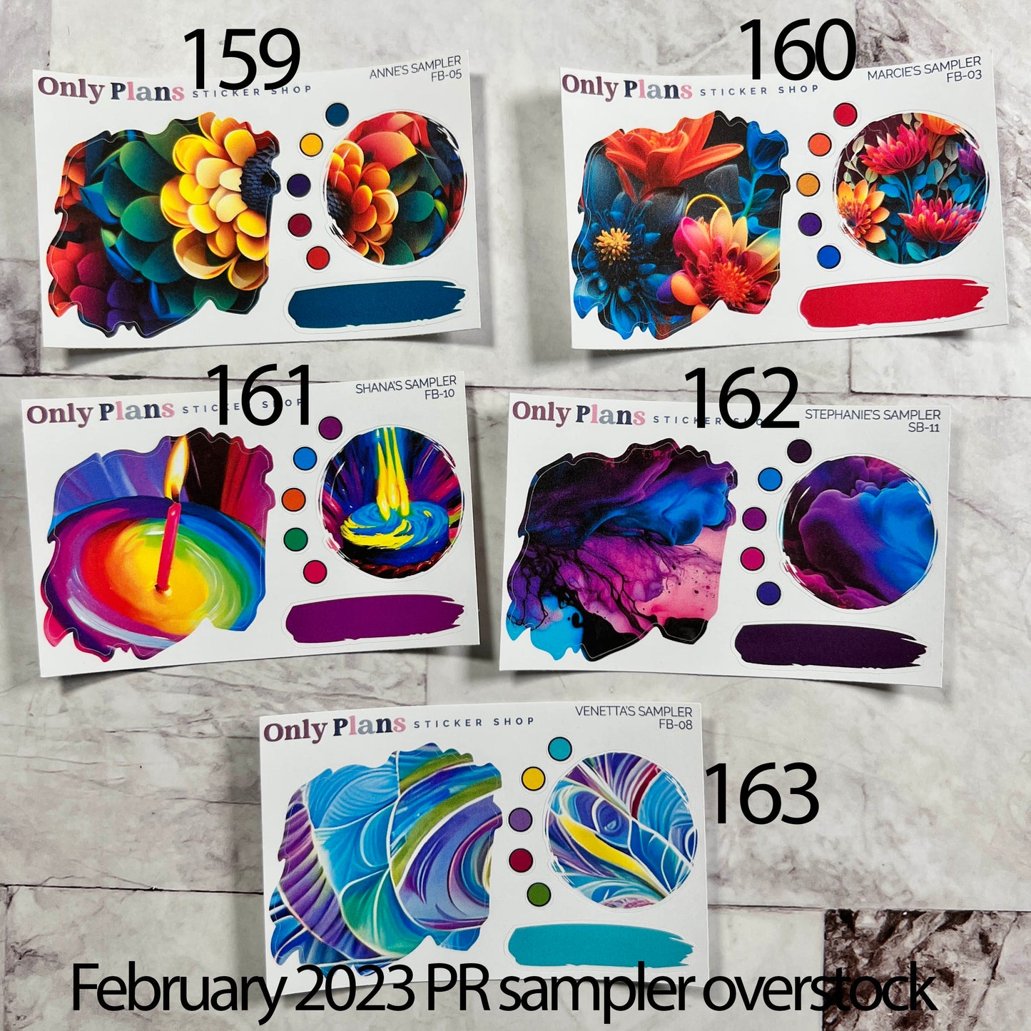 2022-2023 PR Sampler Overstock (Not Oops)
