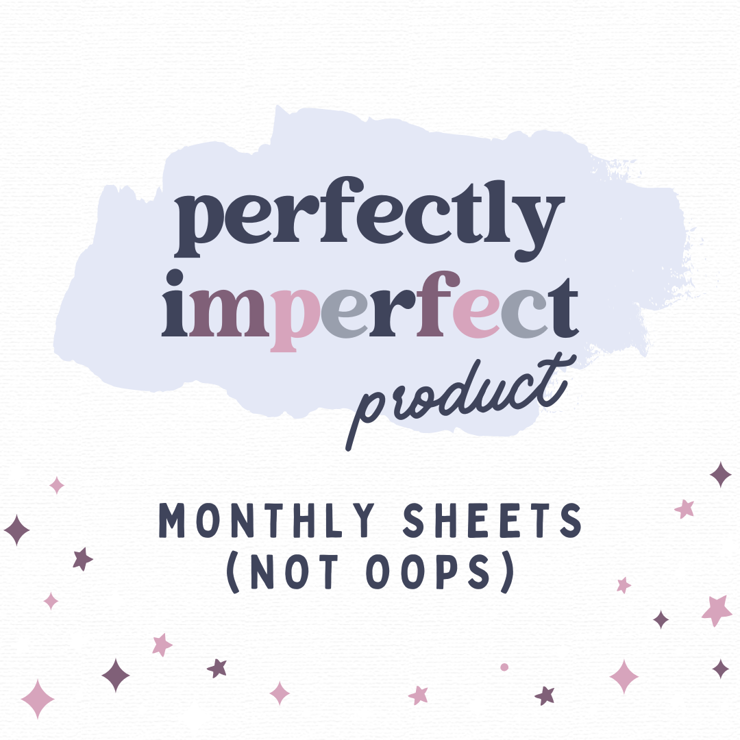 Monthly Sheets (Not Oops)