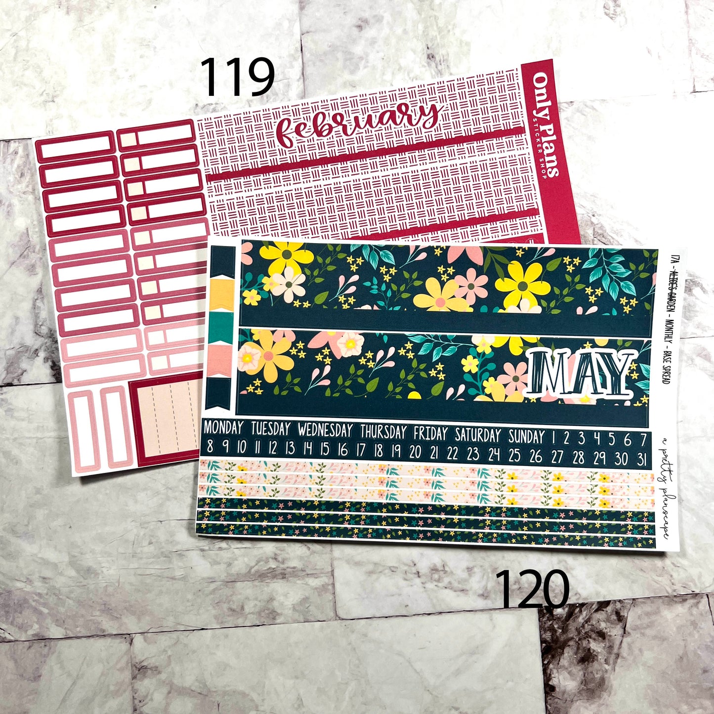 Monthly Sheets (Not Oops)