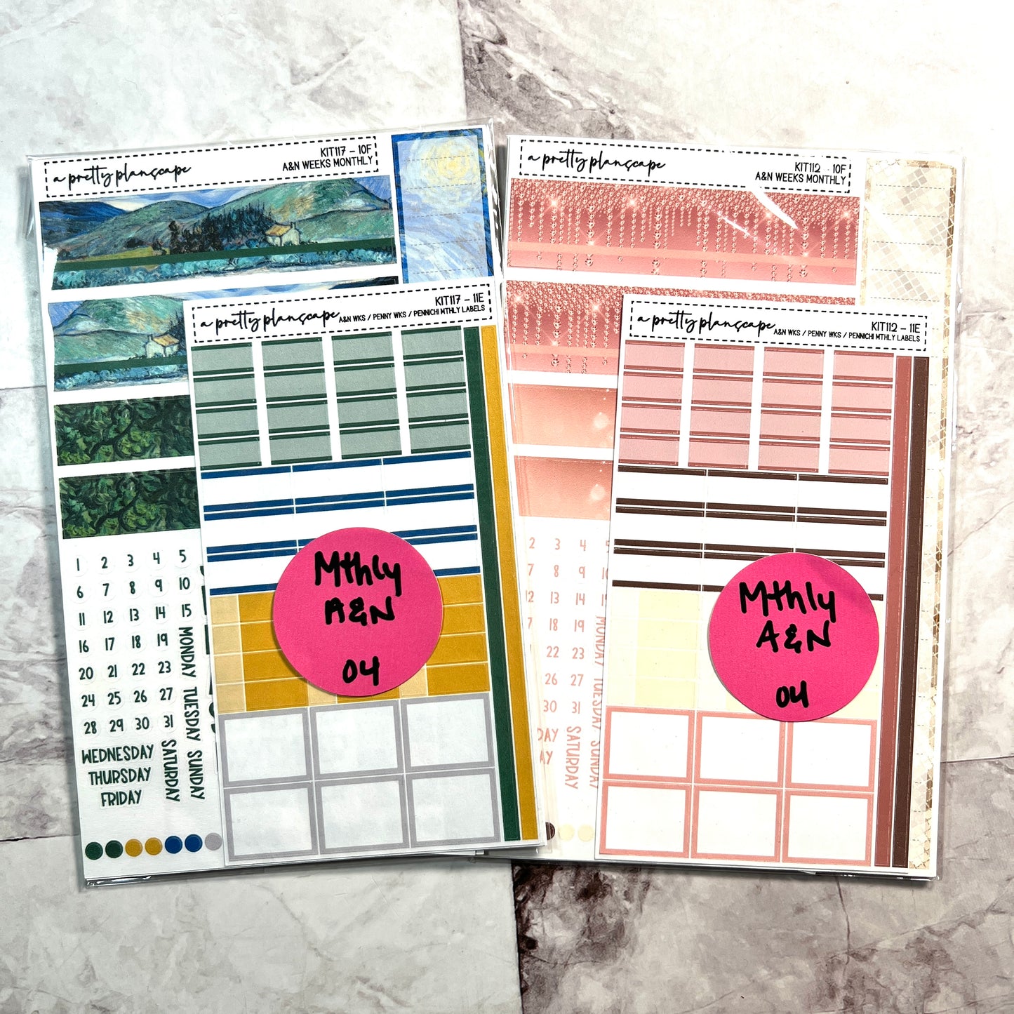 Monthly Sheets (Not Oops)