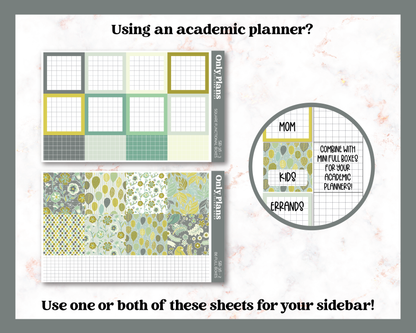 a page from a planner with the text using an academic planner?