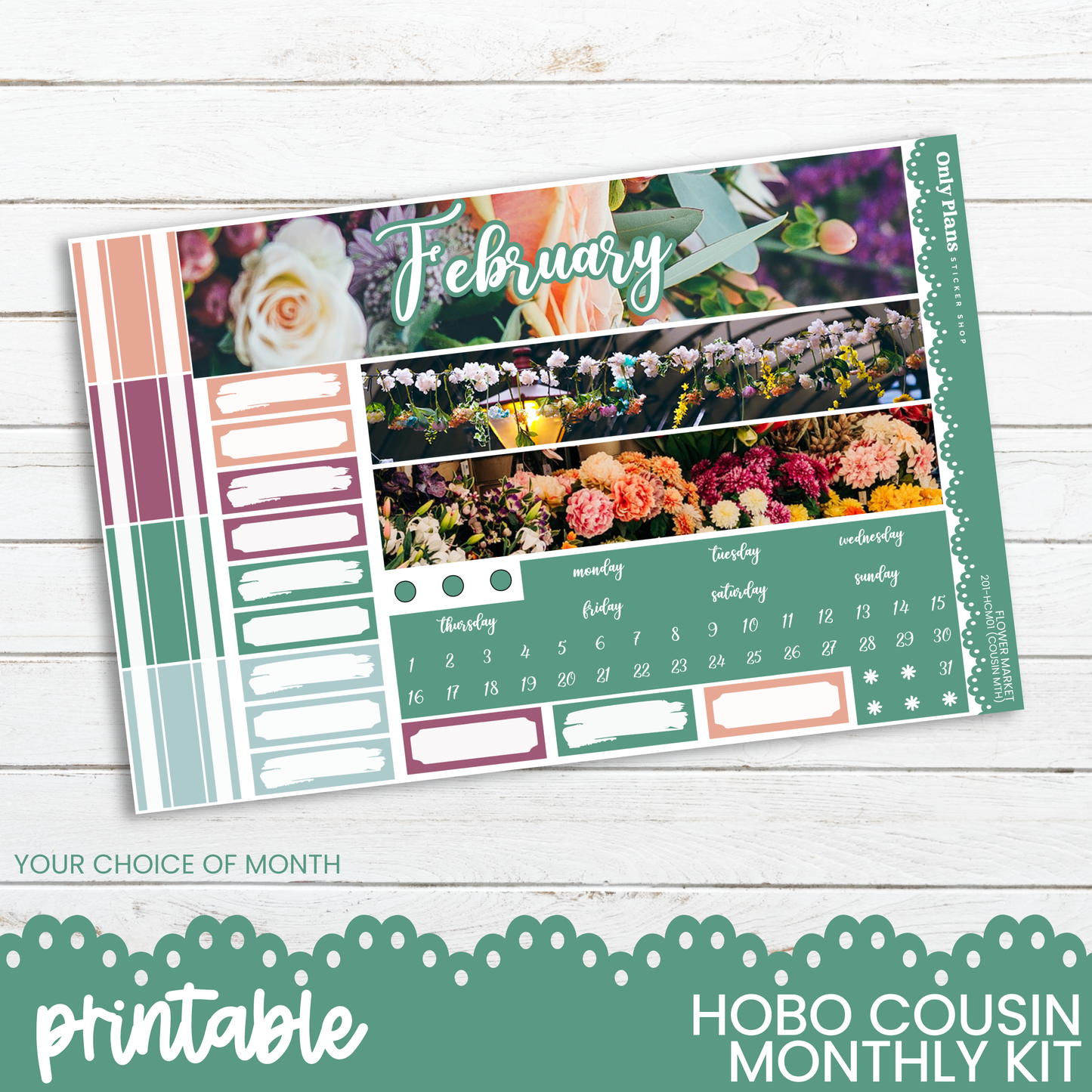 a printable planner for the month of march