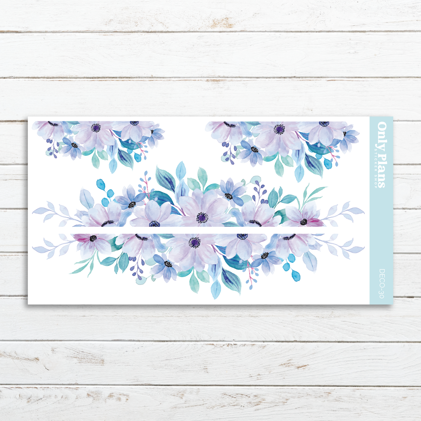 a card with watercolor flowers on it