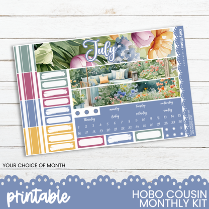a photo of a planner sticker for the month of july