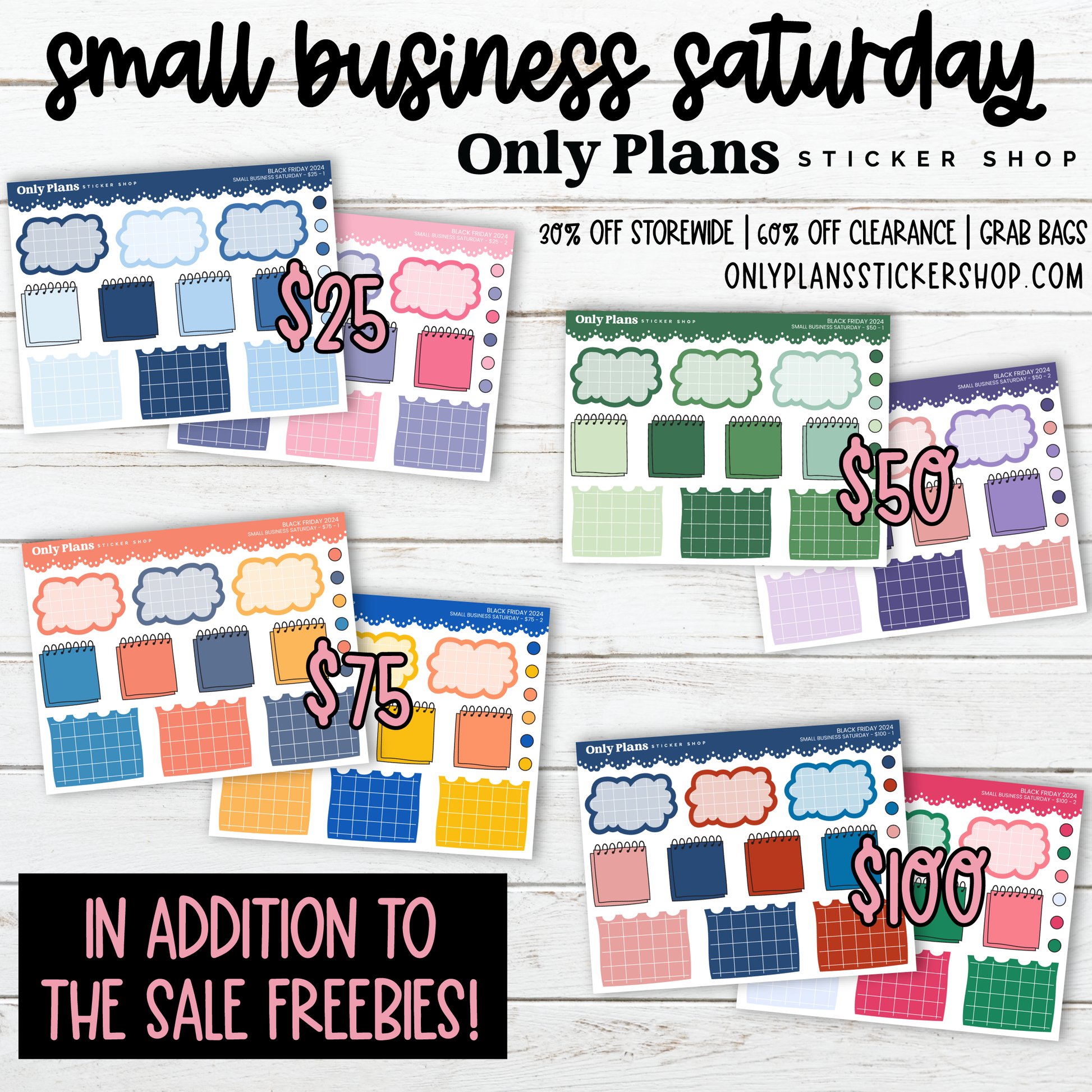 the printable planner stickers for small business