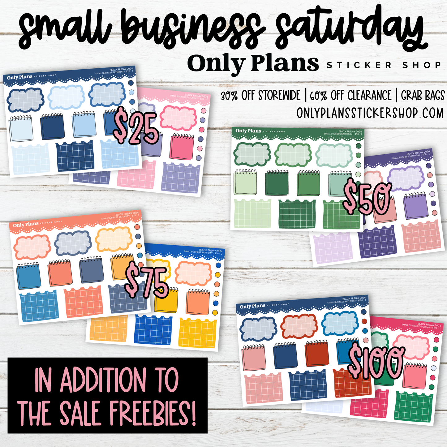 the printable planner stickers for small business