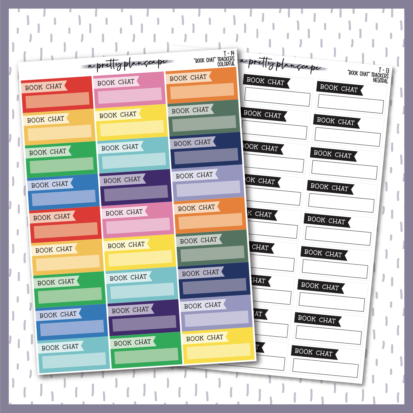 a printable book club sticker sheet