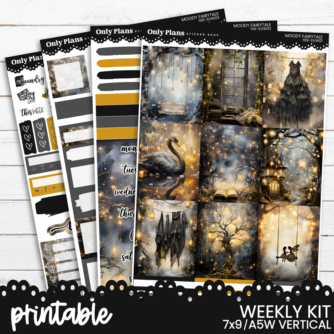 Printable Weekly Kits – Only Plans Sticker Shop