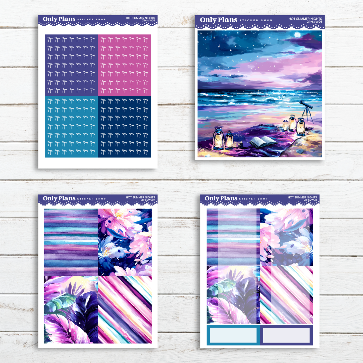 a set of three cards with different pictures on them