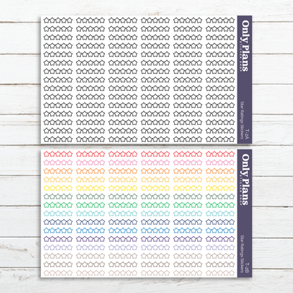 a planner sticker with a rainbow pattern on it