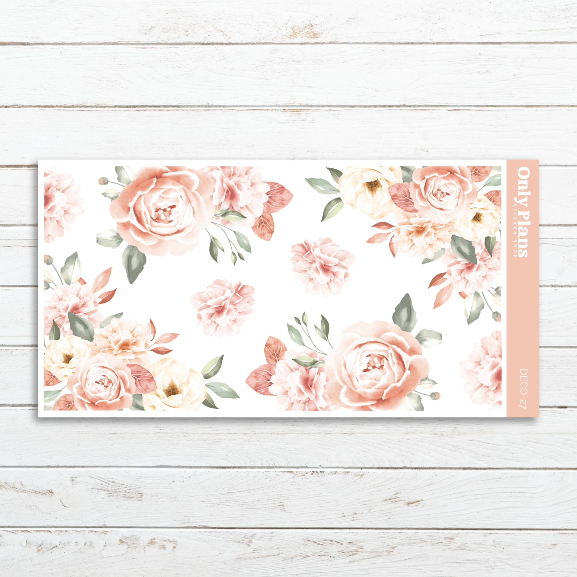 a card with a floral pattern on it