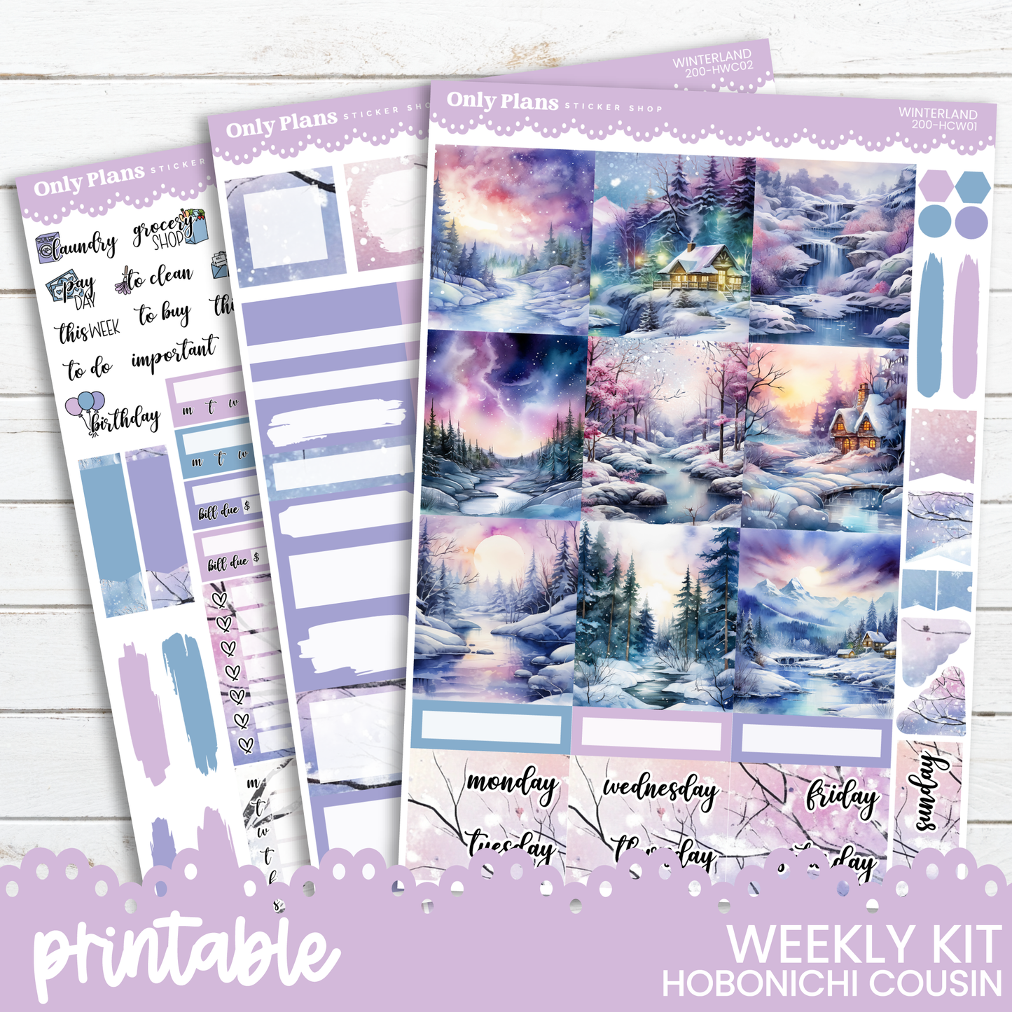 the printable weekly kit for hobonich coun