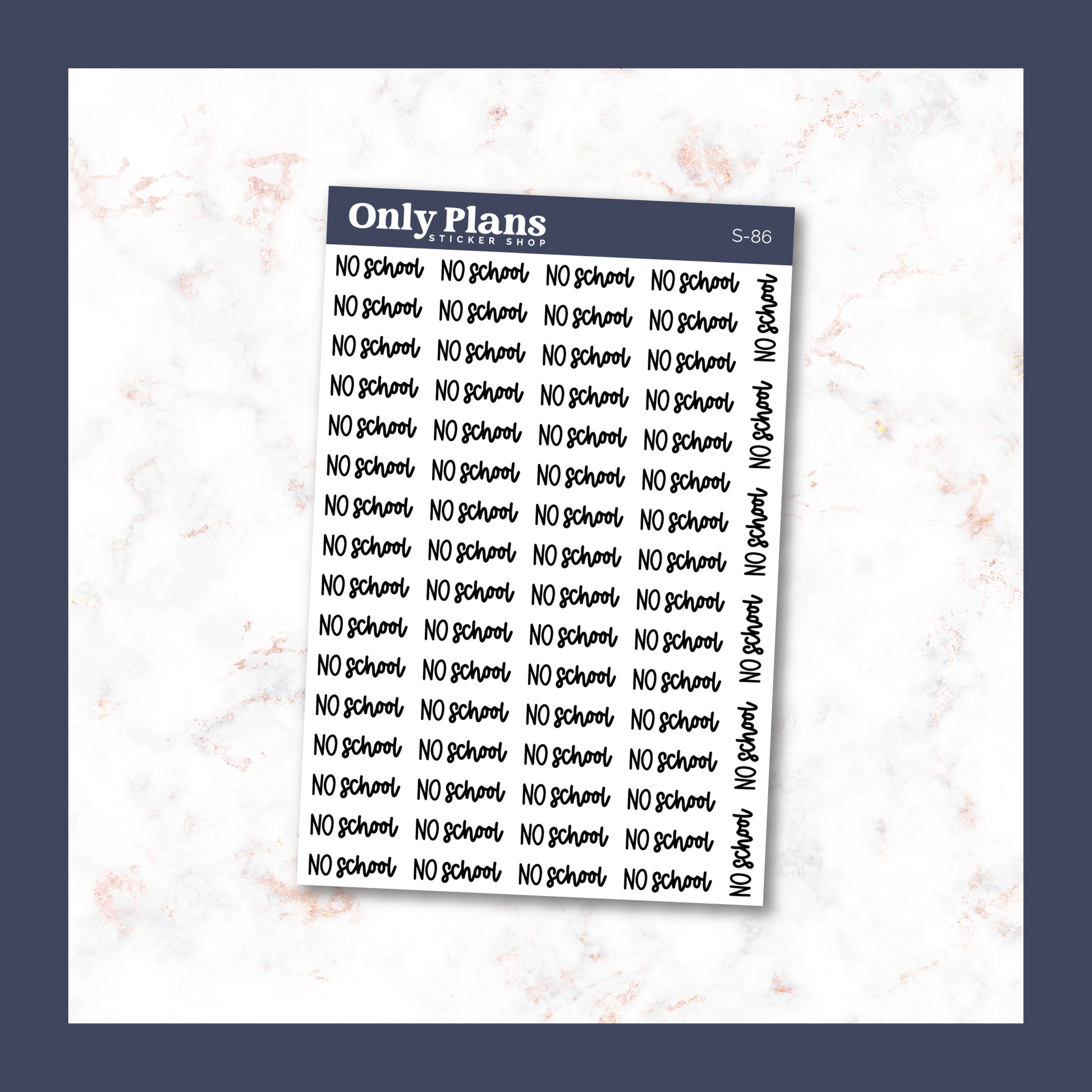 a sticker with the words only plans on it