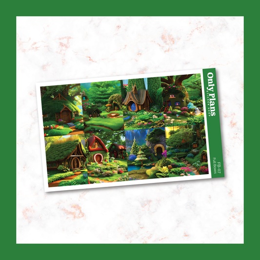 a puzzle with a picture of a forest scene