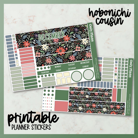 Printable Hobo Cousin Monthly Kit - December