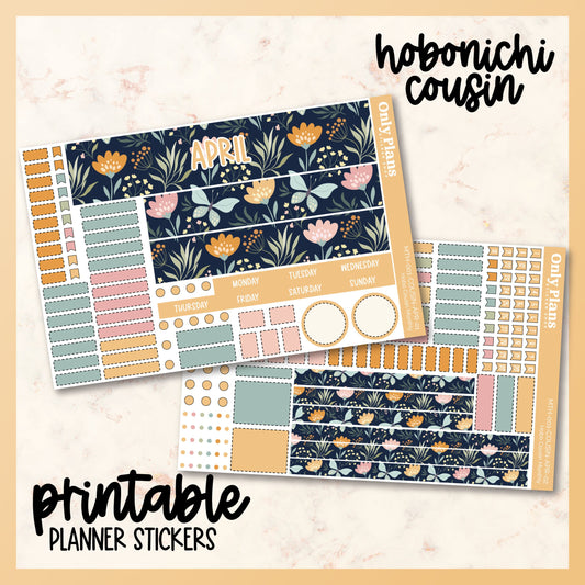 Printable Hobo Cousin Monthly Kit - April