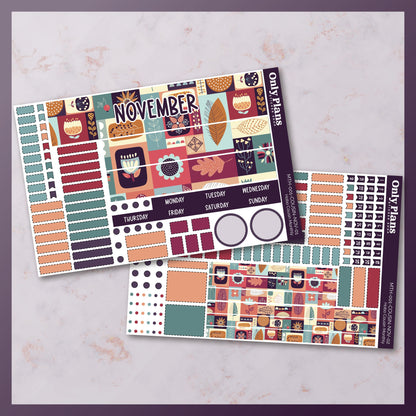 Printable Hobo Cousin Monthly Kit - November