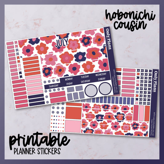 Printable Hobo Cousin Monthly Kit - July