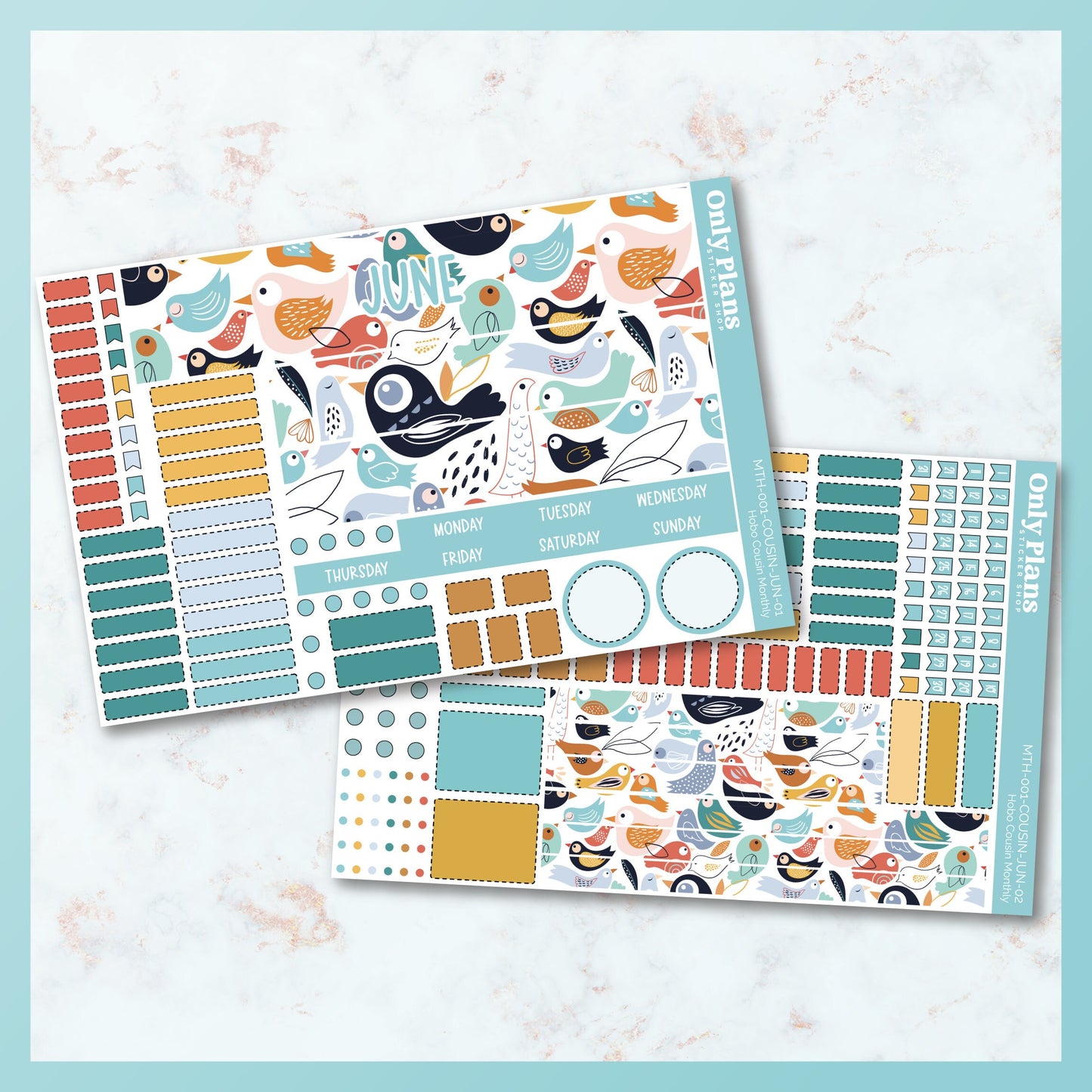 Printable Hobo Cousin Monthly Kit - June