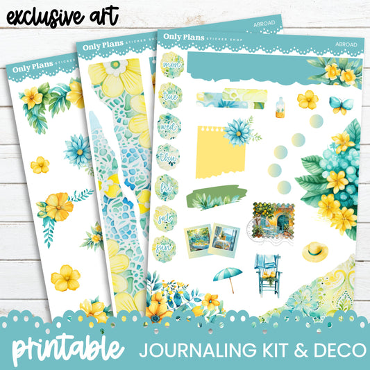 the printable journaling kit is ready to be used