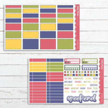 a printable planner sticker and a planner sticker