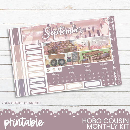 a printable planner for the month of october