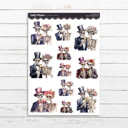 Deco Stickers - DECO-51 - Skeleton Couples