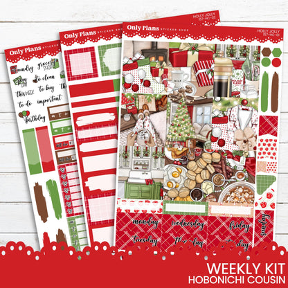 a printable christmas planner sticker and a planner sticker