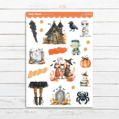 Printable Deco Stickers - DECO-44 - Cute Halloween