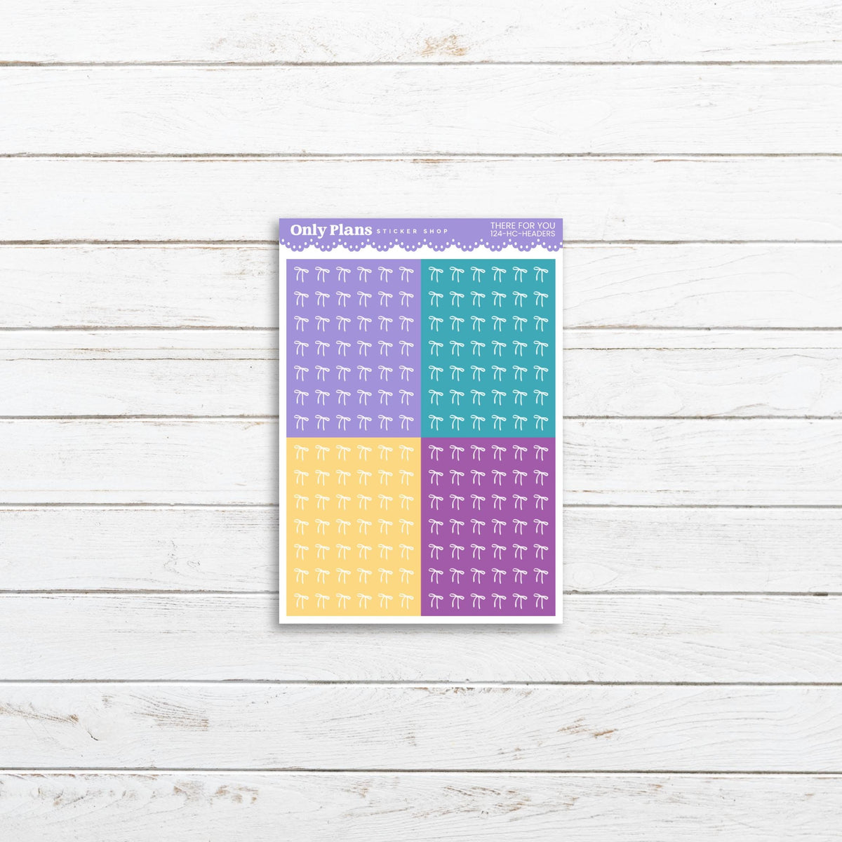 There Sticker Printable Weekly Sticker Kit 124 - There For You – Only Plans Sticker Shop