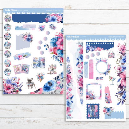 Journaling Kit & Floral Deco - Kit 182 - Summer City